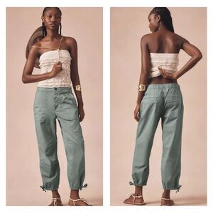 Pistola Berkley Pants Elastic Waist Cropped Length Capri